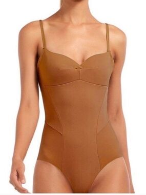 NWT VITAMIN A ODETTE SCULPT ONE-PIECE SWIMSUIT AMBER XL 12